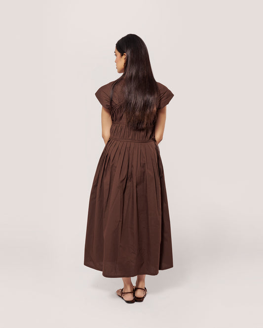 Serra Dress — Cocoa