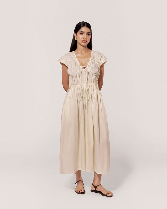 Serra Dress — Crème